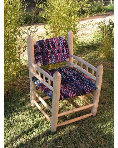 Multicolored Beldi armchair