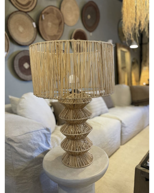 Oumiani Raphia Lamp