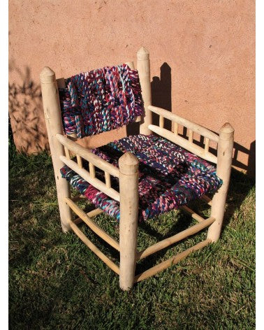 Multicolored Beldi armchair