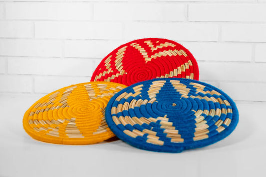 Moroccan Woven Trivets - Set of 3